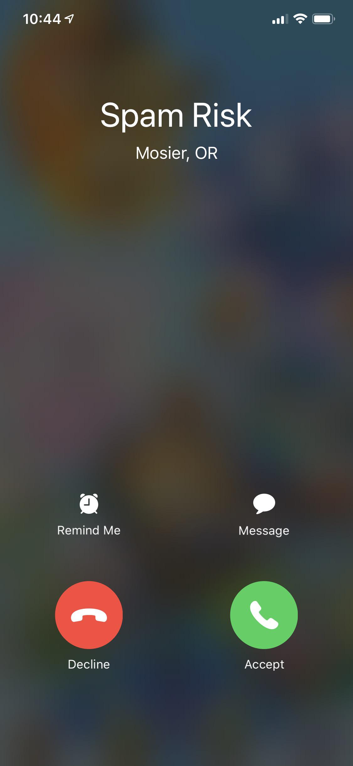 SPAM RISK Caller ID... What is this? How do you get removed?